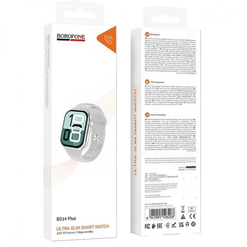 Smart Sports Watch Borofone BD14 Plus — Silver — фото 3