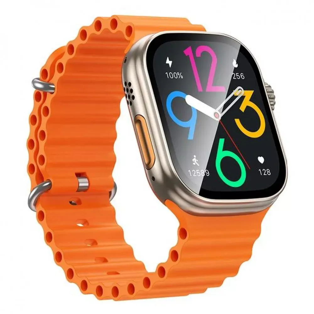 Smart Sports Watch Borofone BD14 Ultra — Titanium Gold