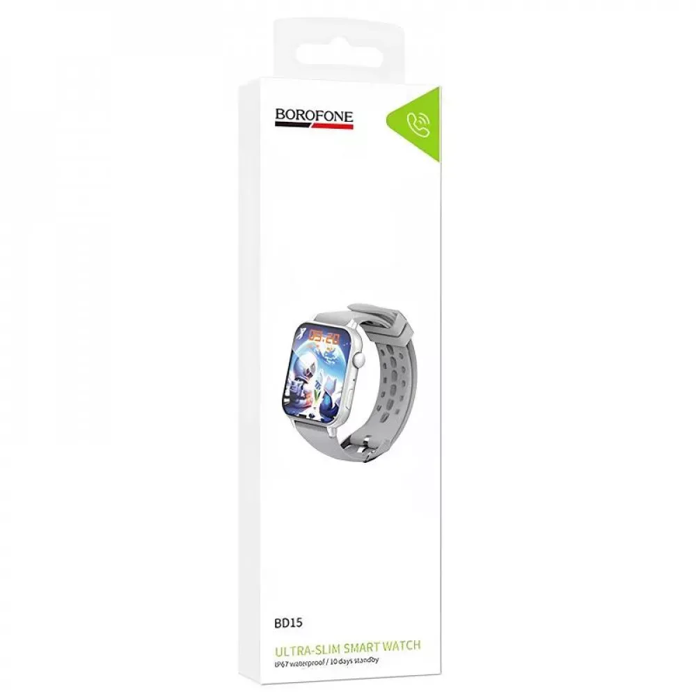 Smart Sports Watch Borofone BD15 — Silver — фото 3