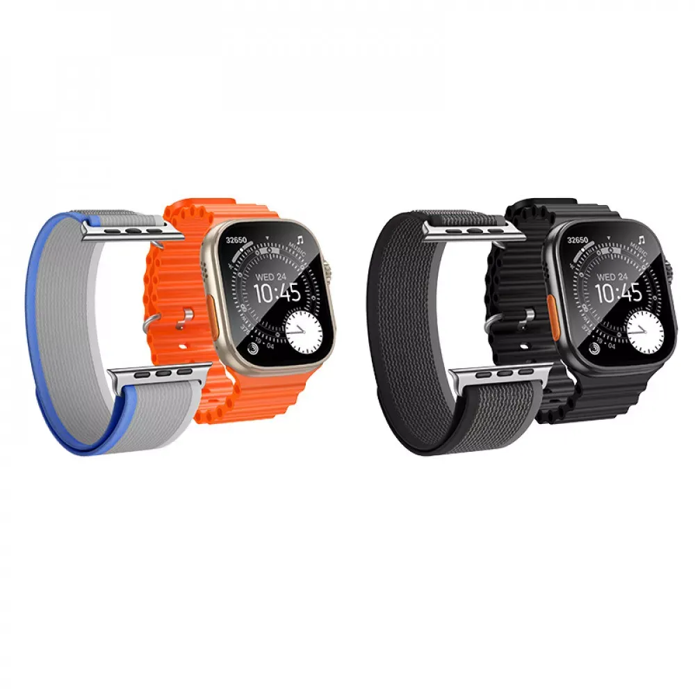 Smart Sports Watch (Call Version) Hoco Y42 Ultra  — Black — Hoco