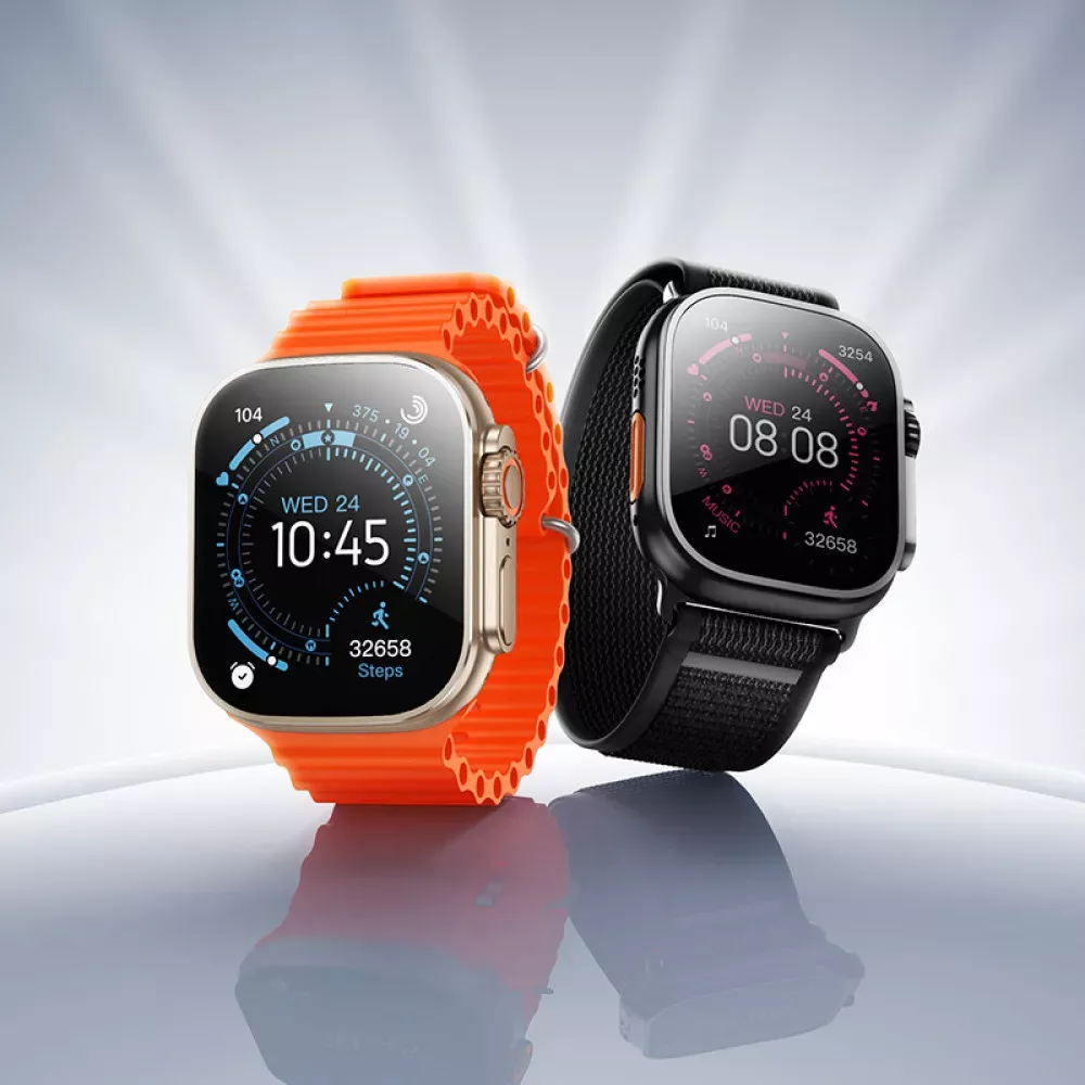 Smart Sports Watch Hoco Y42 Ultra — Titanium gold — фото 11