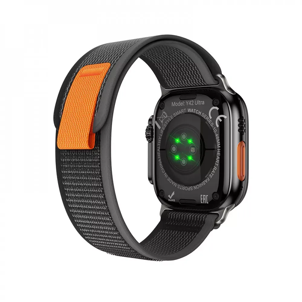 Smart Sports Watch Hoco Y42 Ultra — Titanium gold — фото 9