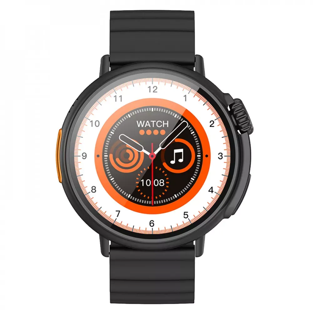 Smart Sports Watch (Call Version) Hoco Y18 — Black — Hoco