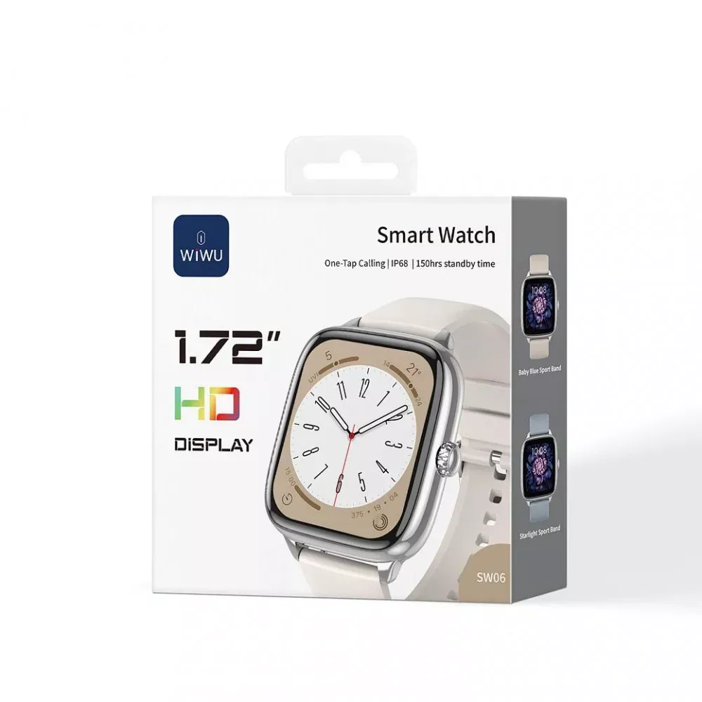 Wiwu SW06 Smart watch — Silver — фото 3
