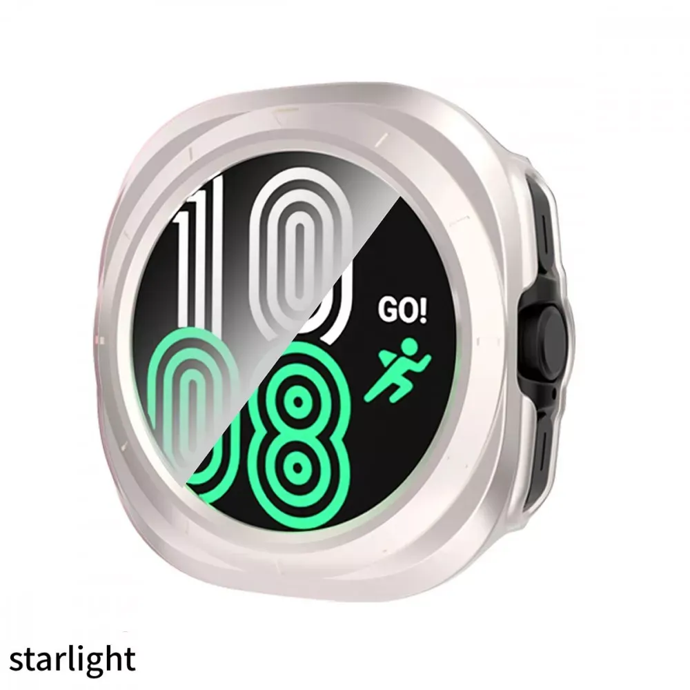 Чехол с защитным стеклом PC Glass Watch 7 47 mm — Starlight — Различные Watch 7 Ultra, Watch 8 Ultra