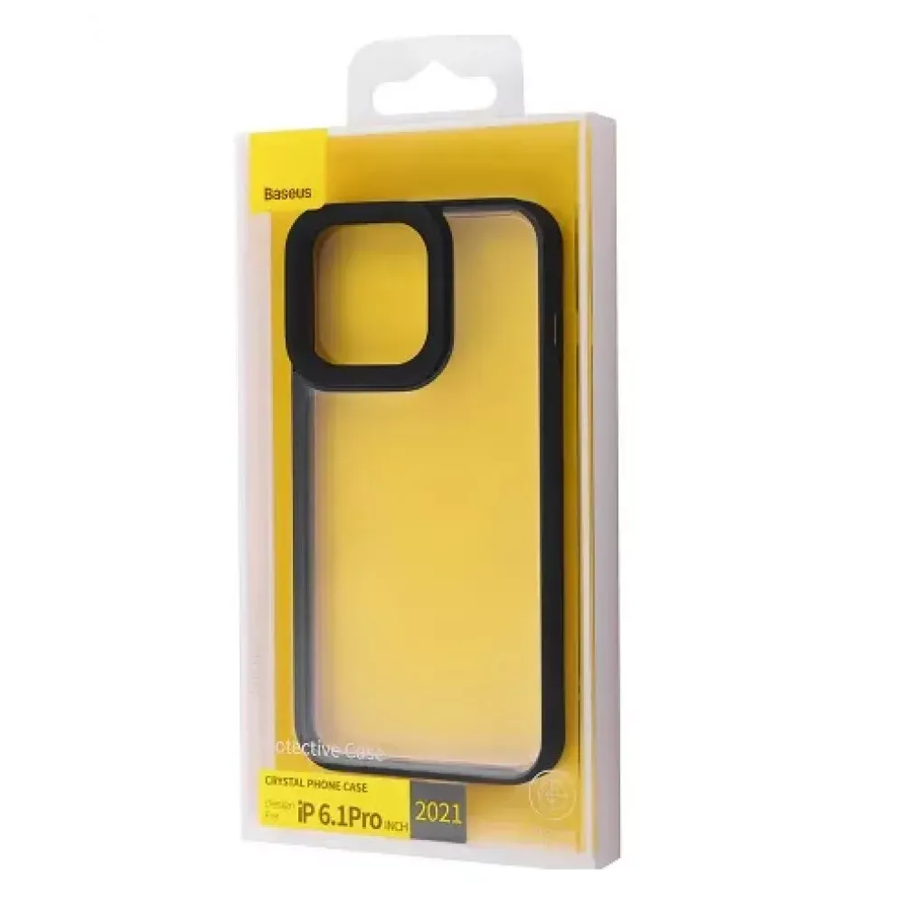 Baseus (ARJT000201) Crystal Phone Case For iP13 Pro Max 6.7inch 2021 Black — ARJT000201 Black - фото 3