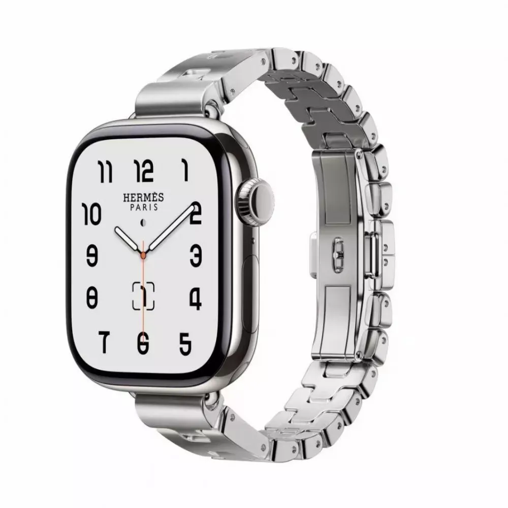 Ремінець H-hermes metal Apple Watch 38 mm 40 mm 41 mm — Starlight — фото 3