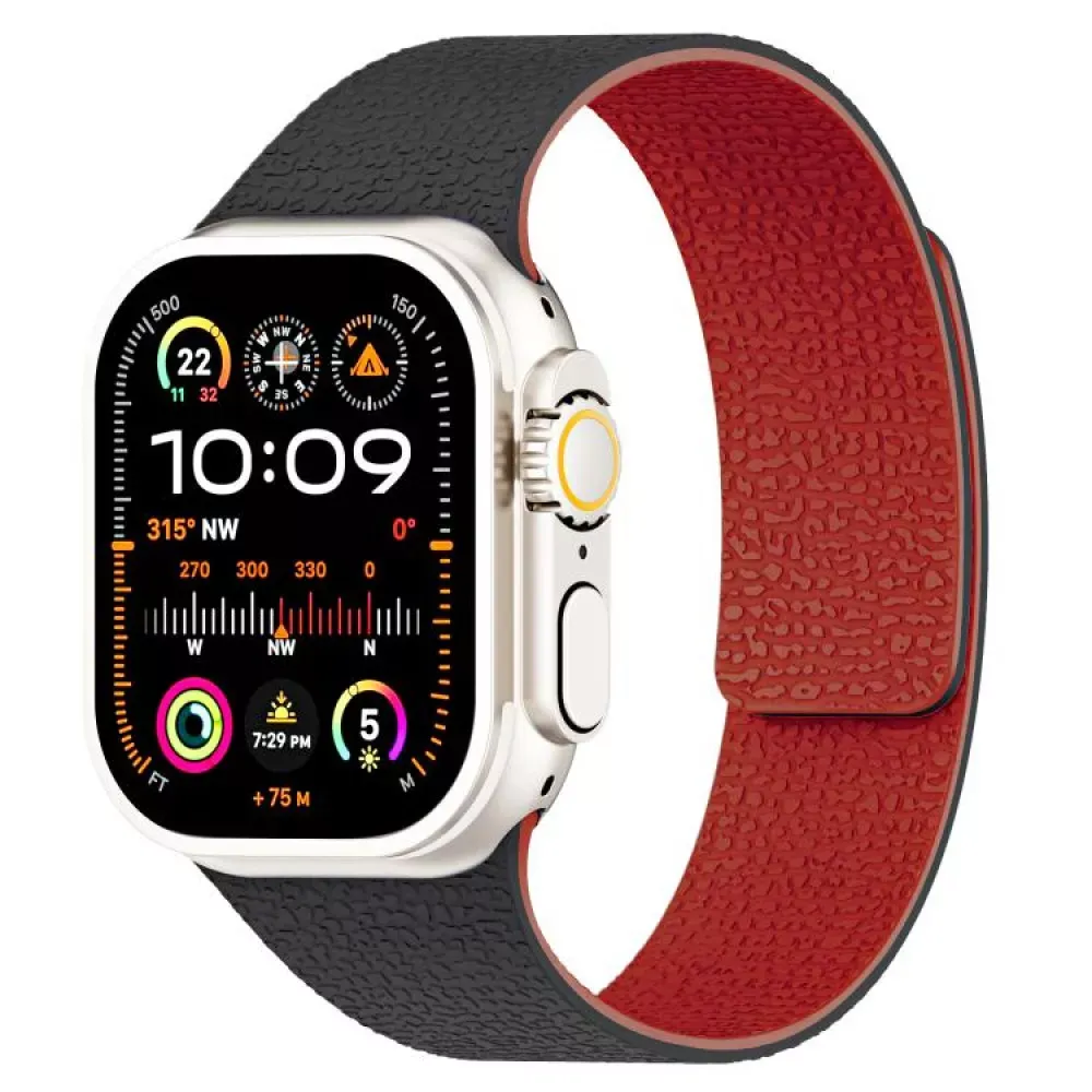Ремінець Magic Silicon — Apple Watch 42 mm | 44 mm | 45 mm | 49 mm — Midnight Blue — фото 6