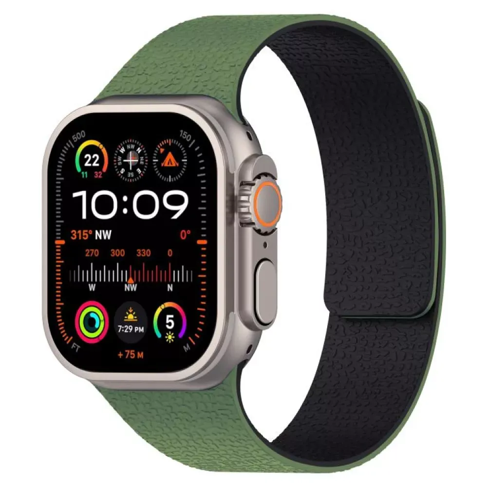 Ремінець Magic Silicon — Apple Watch 42 mm | 44 mm | 45 mm | 49 mm — Midnight Blue — фото 7