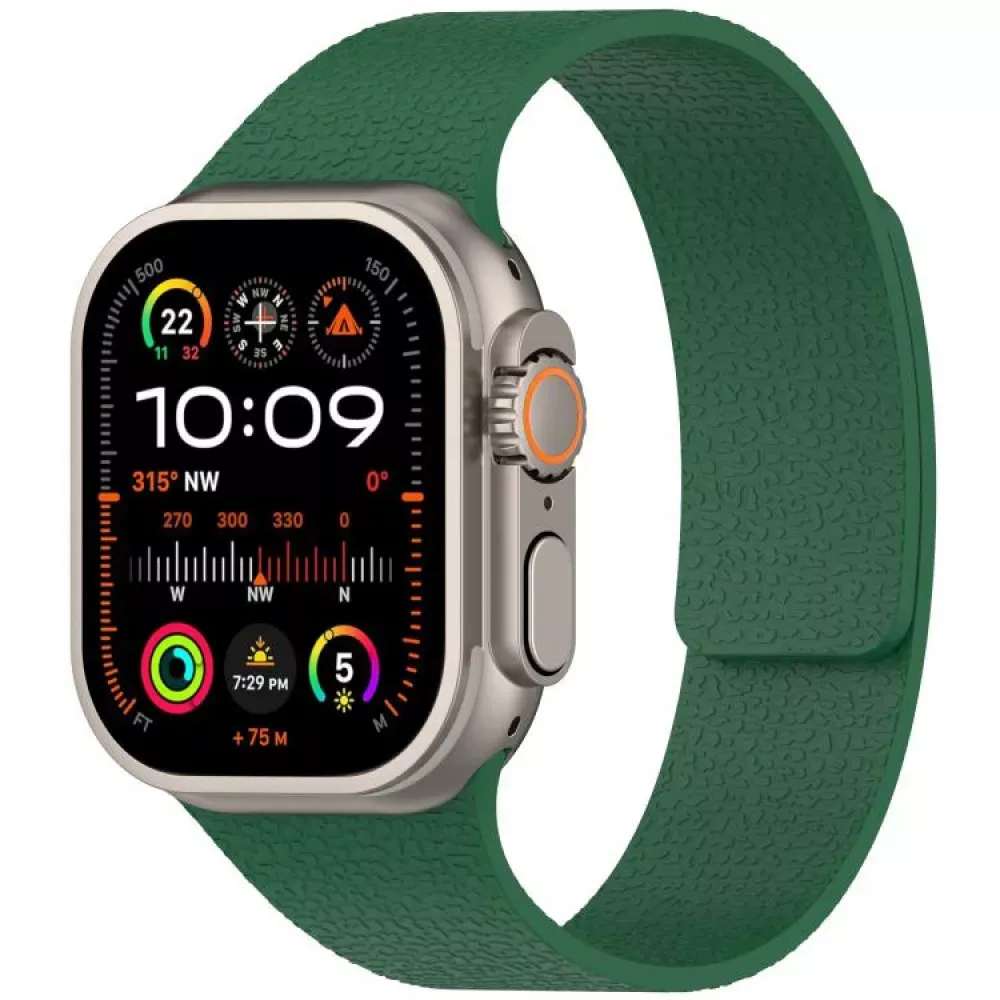 Ремінець Magic Silicon — Apple Watch 42 mm | 44 mm | 45 mm | 49 mm — Midnight Blue — фото 10