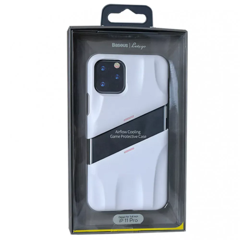 Baseus (WIAPIPH58S-GM24) Lets go Airflow CoolingGame Protective Case For iP11 Pro 5.8inch（2019）White＆pink — Baseus Apple iPhone 11 Pro