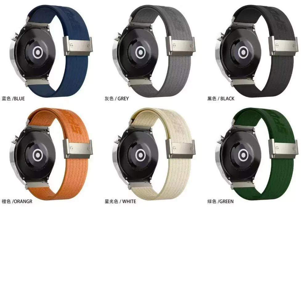 Ремінець Nylon Metal Lock Універсальний 22 mm — Starlight — Различные