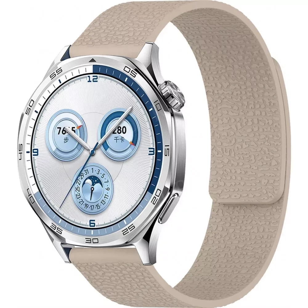Ремінець Pebbled Magnetic Strap Універсальний 20 mm — Starlight — Различные