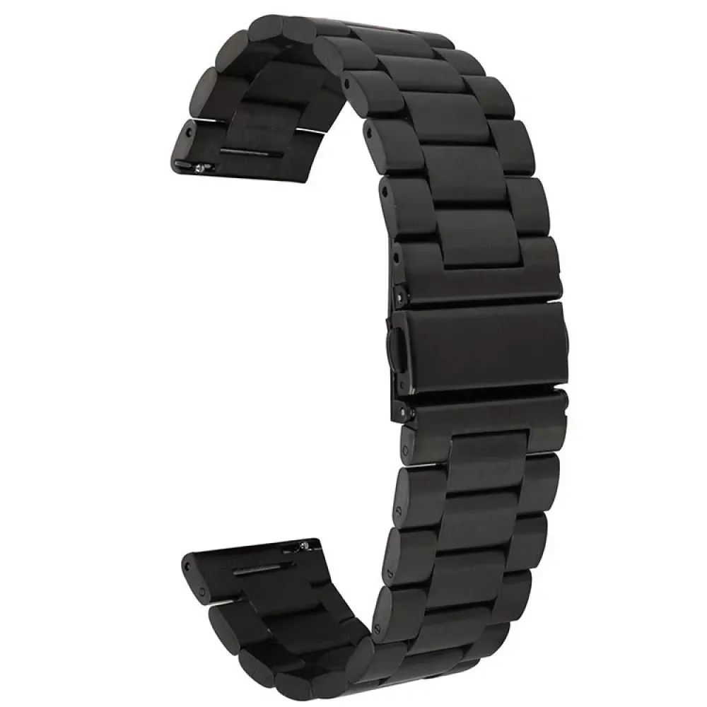 Ремінець Rolex 3 Bead Універсальний 22 mm — Black