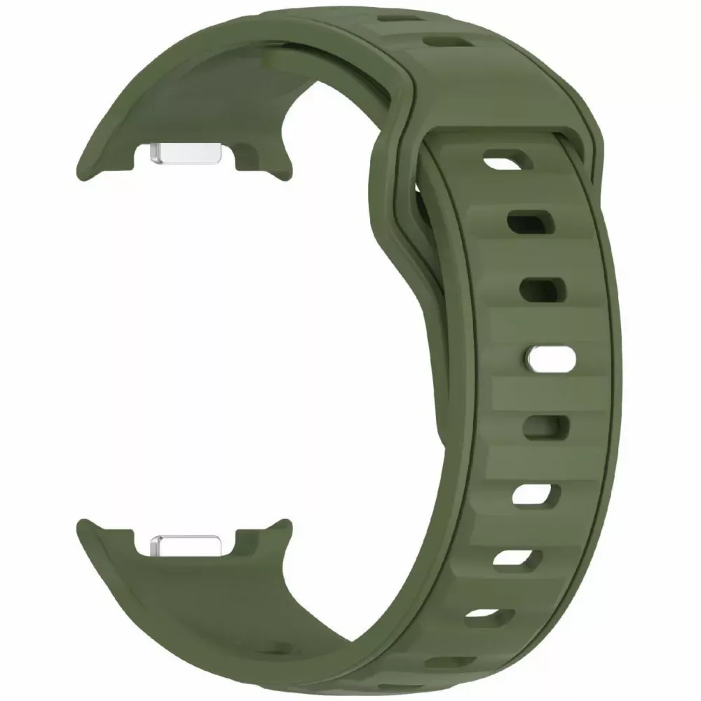 Ремінець Silicone band — Watch 8 — Army Green