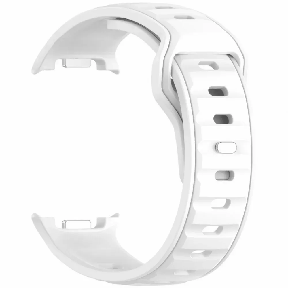 Ремінець Silicone band — Watch 8 — White