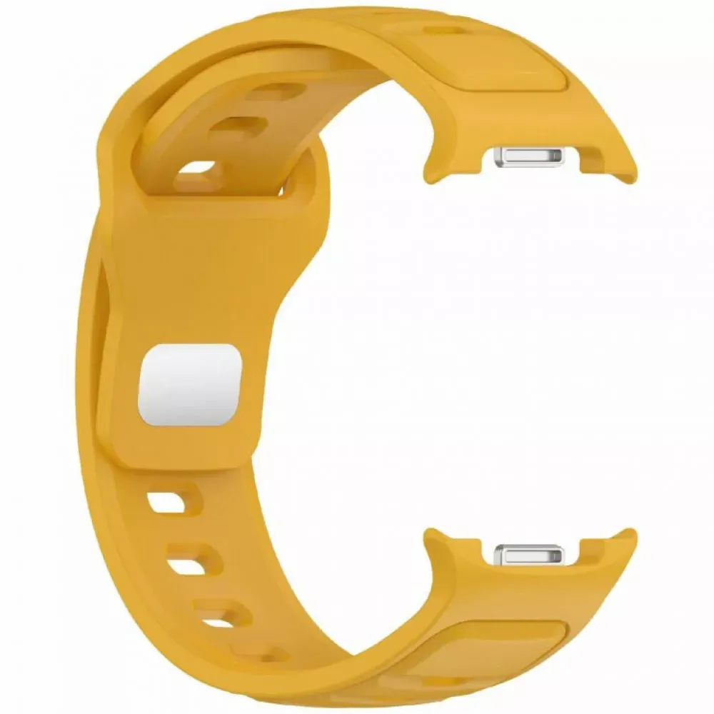 Ремінець Silicone band — Watch 8 — Yellow — фото 4