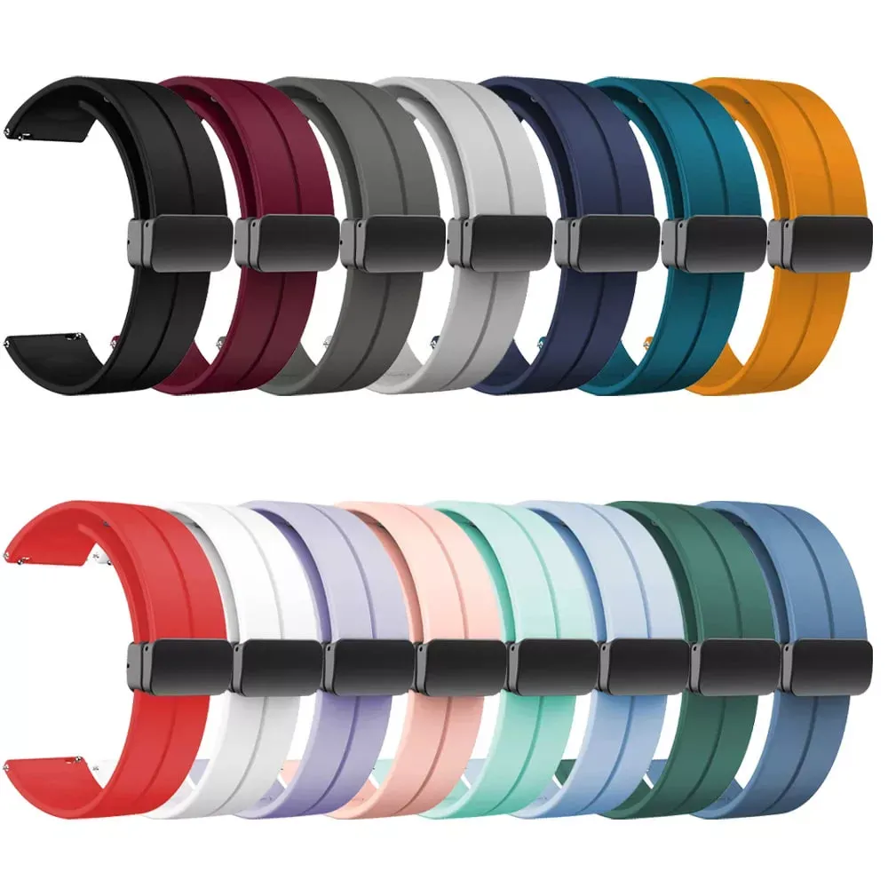 Ремінець Silicone Magic Lock Універсальний 22 mm — Gray — фото 3