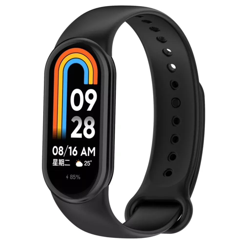 Ремінець Silicone Sport Band Xiaomi Mi Band 8 / 9 — Black — фото 4