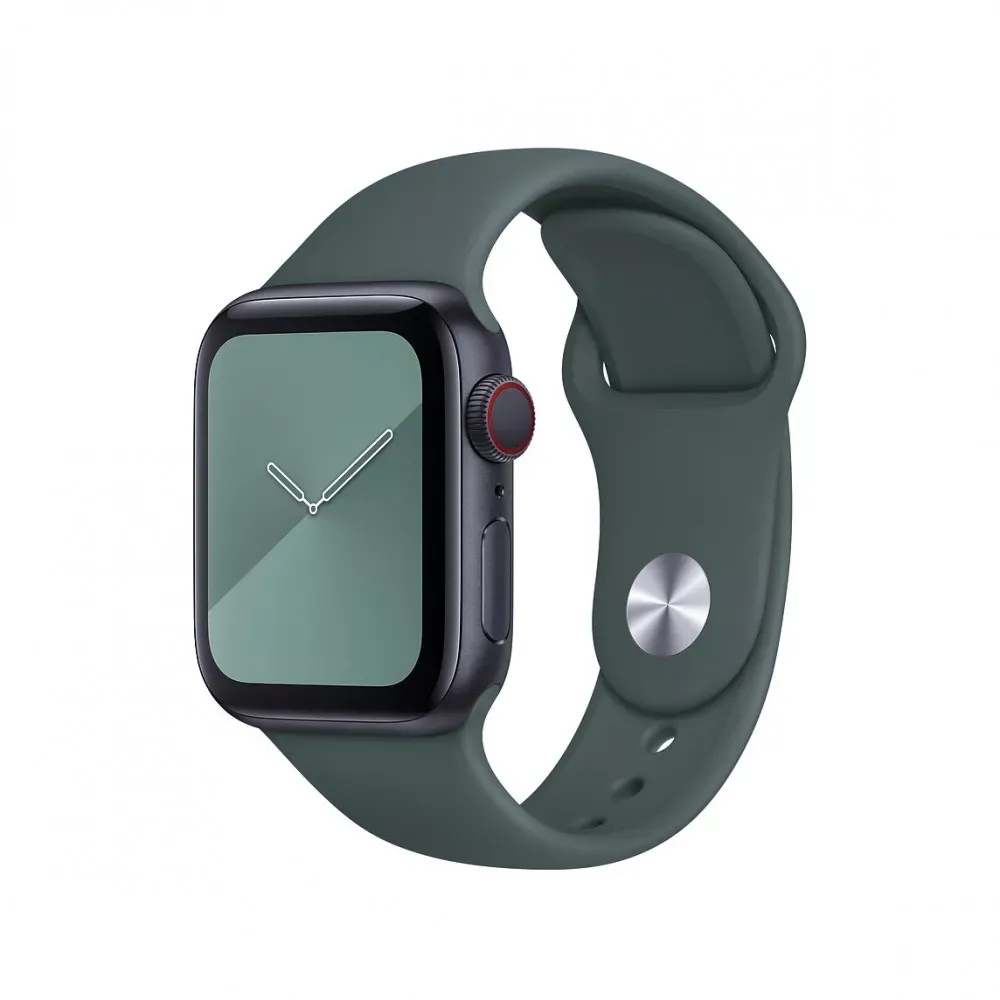 Ремінець Sport Band Apple Watch 42 mm 44 mm 45 mm 49 mm — Dark Grey — фото 3