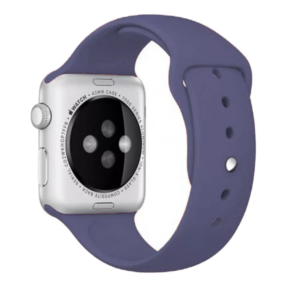 Ремінець Sport Band Apple Watch 42 mm 44 mm 45 mm 49 mm — Dark Grey — фото 4