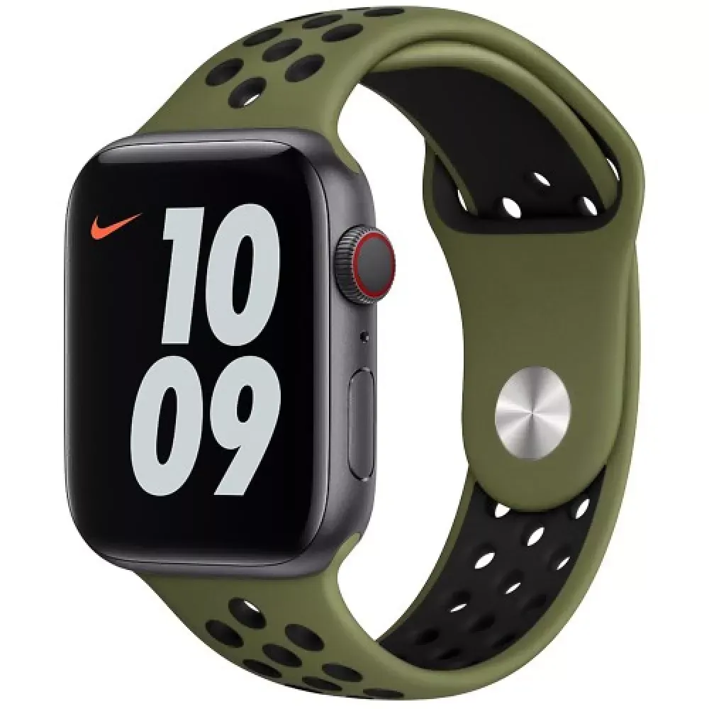 Ремінець Sport Nike — Apple Watch 42 mm | 44 mm | 45 mm | 49 mm — Khaki & Black — фото 4