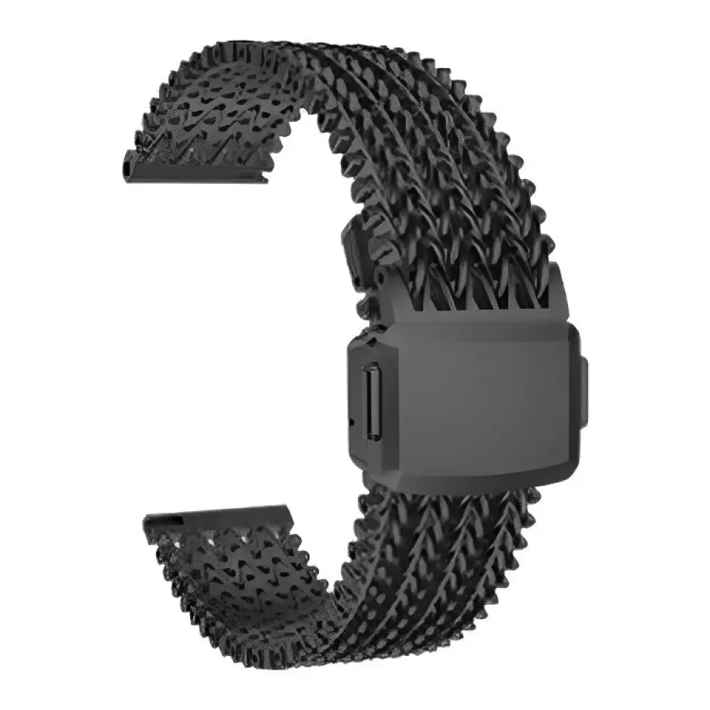 Ремінець W Metal Apple Watch 42 mm 44 mm 45 mm 49 mm Black — фото 3