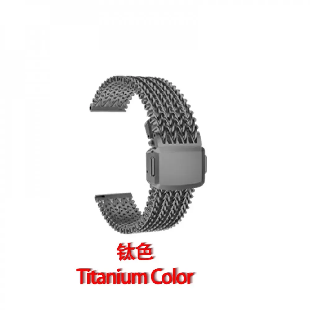 Ремінець W Metal — Універсальний 22 mm Titanium — Различные