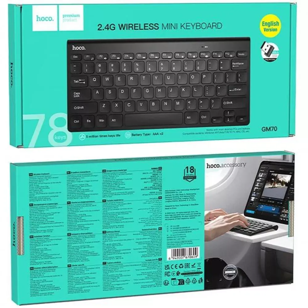 Клавіатура — Hoco GM70 — фото 3