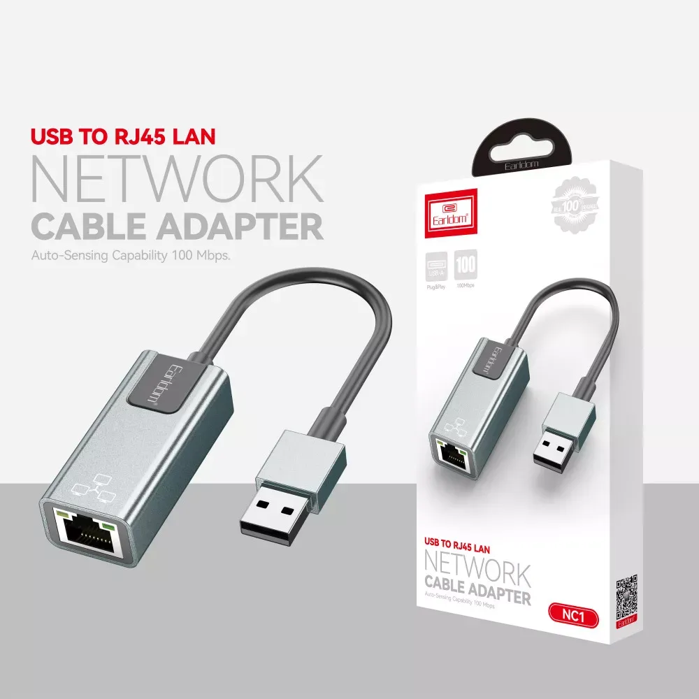 USB Ethernet Adapter 100 gigabit — Earldom ET-NC1 — фото 3