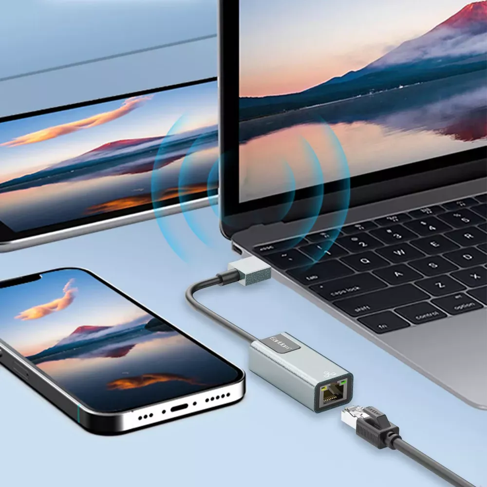 USB Ethernet Adapter 100 gigabit — Earldom ET-NC1 — фото 5