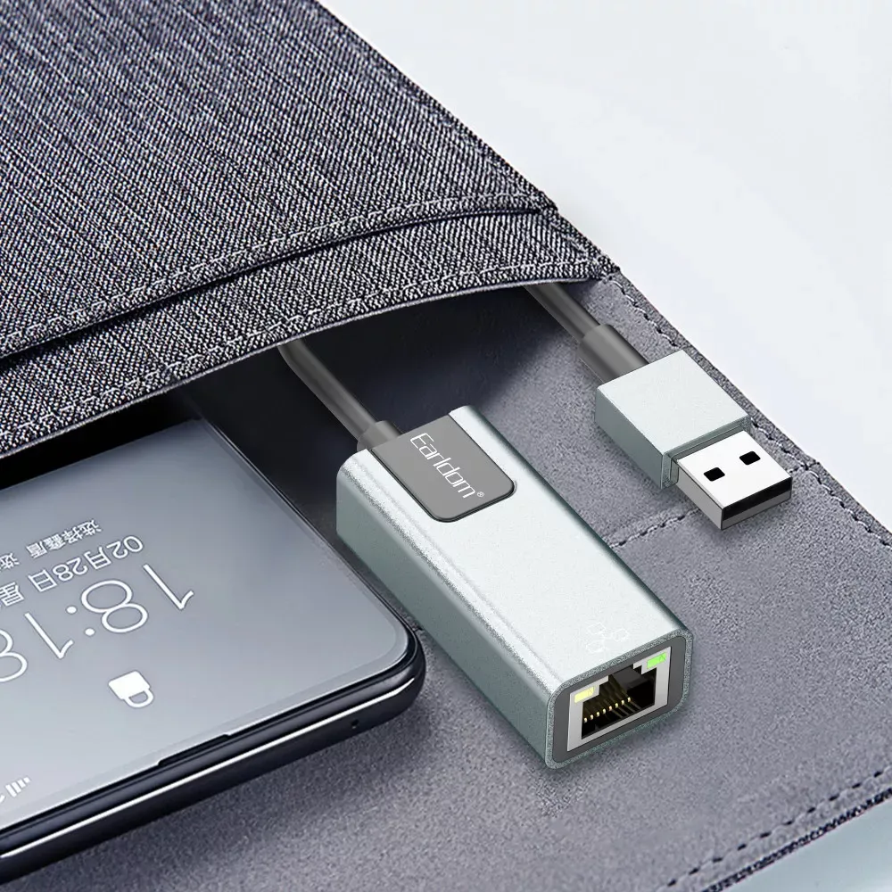 USB Ethernet Adapter 100 gigabit — Earldom ET-NC1 — фото 6