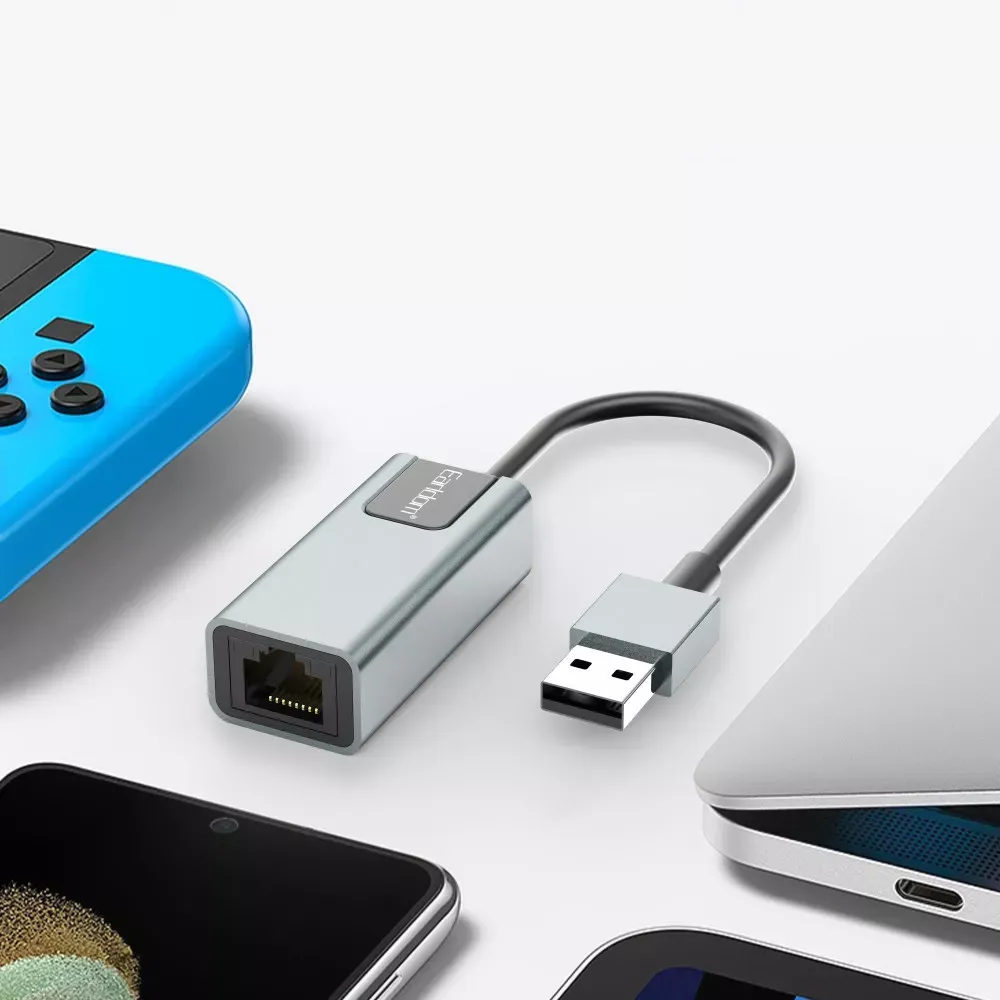 USB Ethernet Adapter 100 gigabit — Earldom ET-NC1 — фото 9