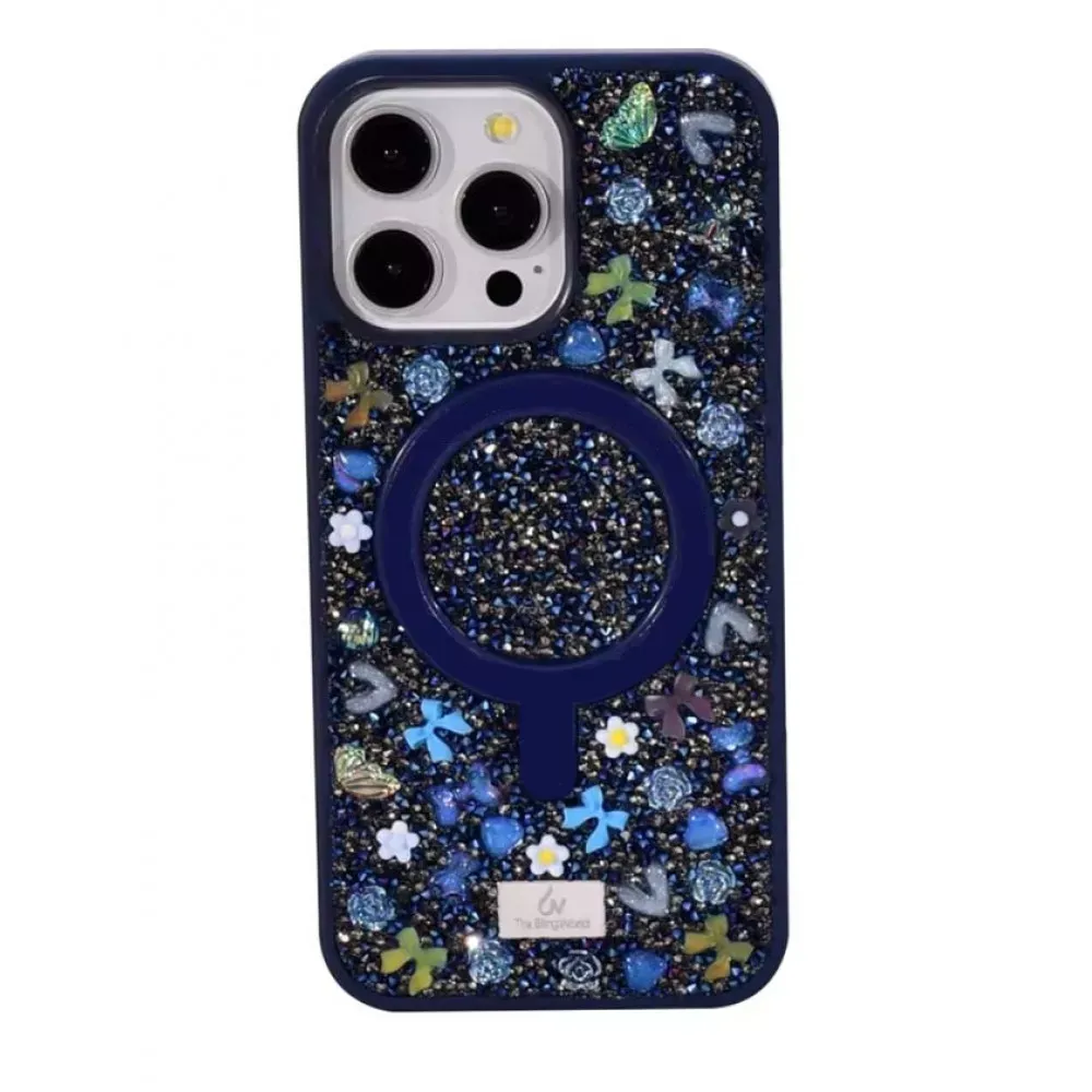 Bling World Bobi Case With MagSafe — iPhone 16 Pro Max — Blue — Apple Apple iPhone 16 Pro Max