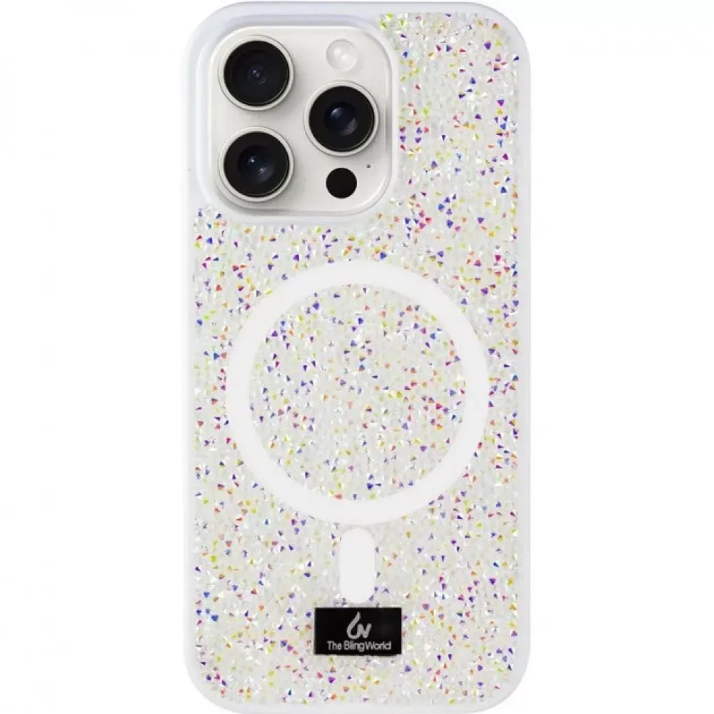 Bling World Rock Case With MagSafe — iPhone 17 Pro — White — Apple Apple iPhone 17 Pro