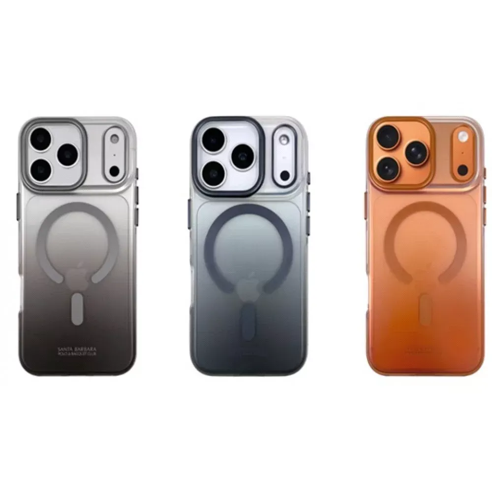 Polo Augus Silicone Case with Magsafe iPhone 17 Pro Max — Navy Blue — Polo Apple iPhone 17 Pro Max