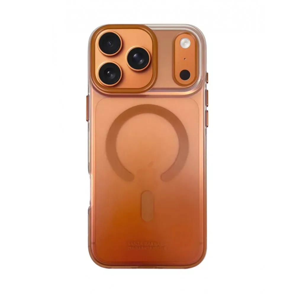 Polo Augus Silicone Case with Magsafe iPhone 17 Pro — Orange — Polo Apple iPhone 17 Pro