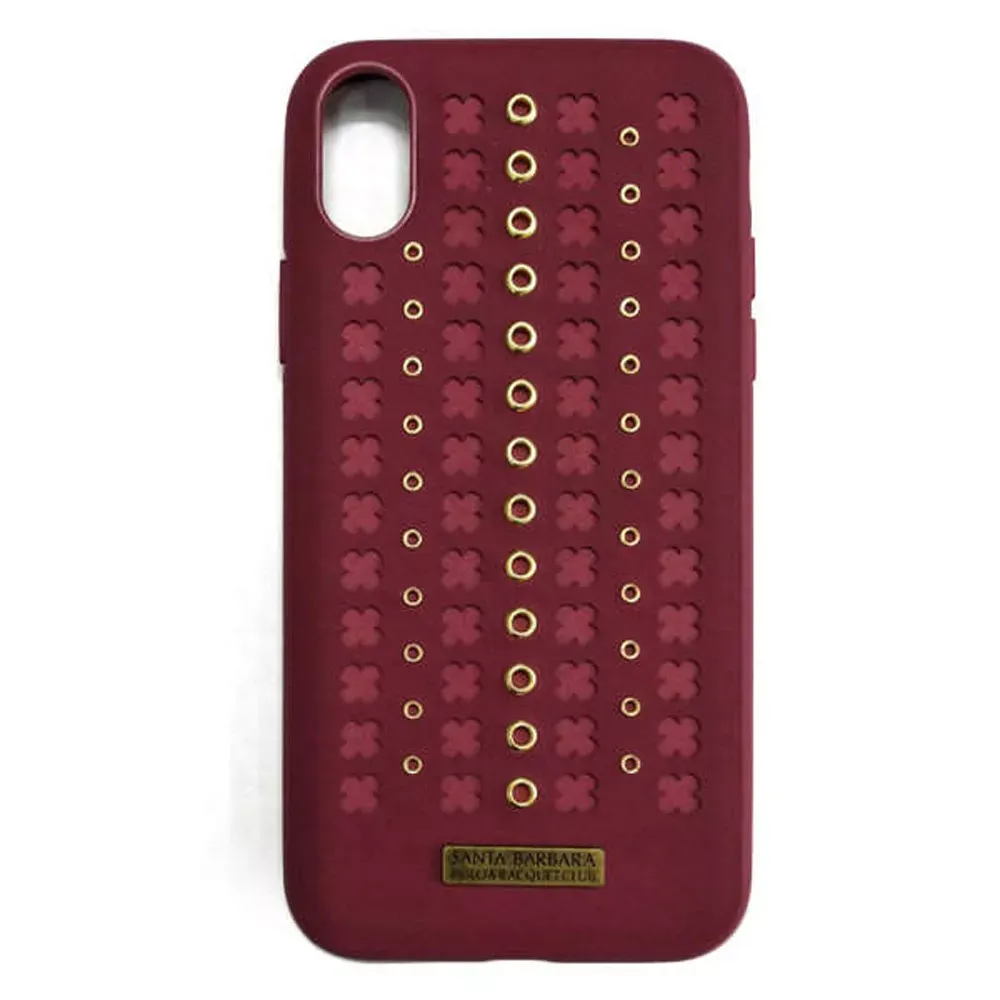 Polo Florence Leather Case iPhone X ; XS — Red — Polo Apple iPhone Xs, Apple iPhone X