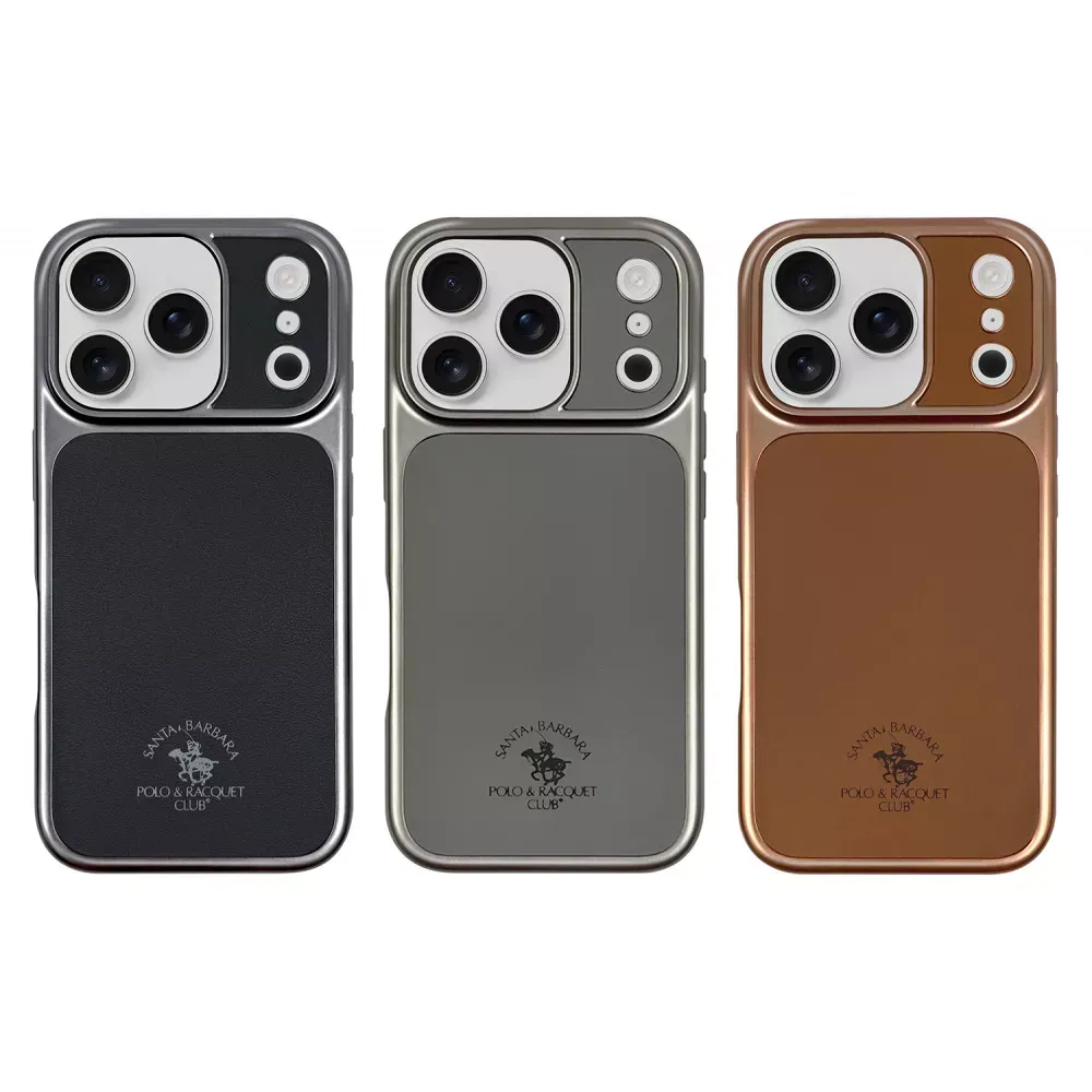 Polo Lucas Leather Case iPhone 17 Pro Max — Silver — фото 3