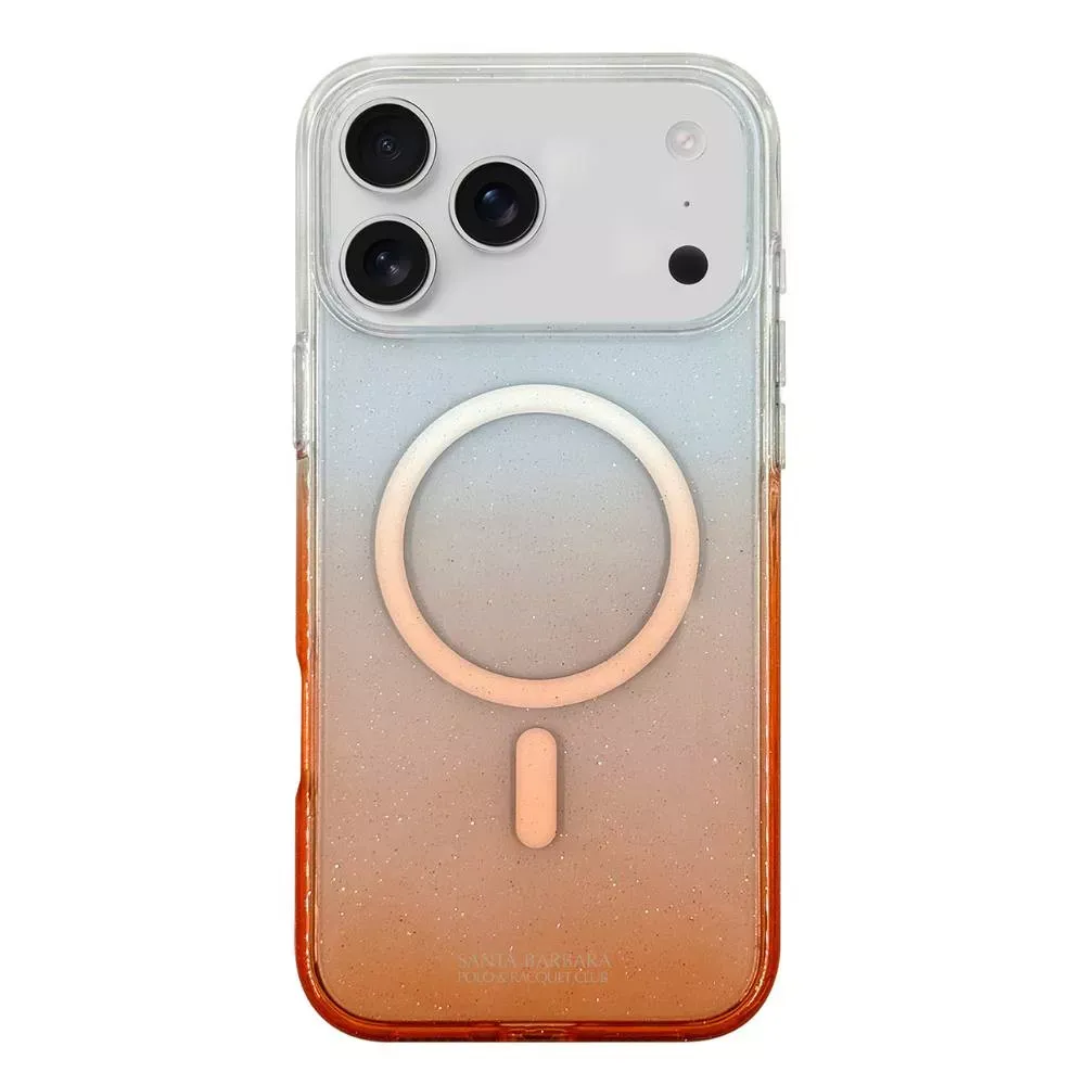 Polo Solara Silicone Case with Magsafe iPhone 17 Pro Max — Orange — Polo Apple iPhone 17 Pro Max