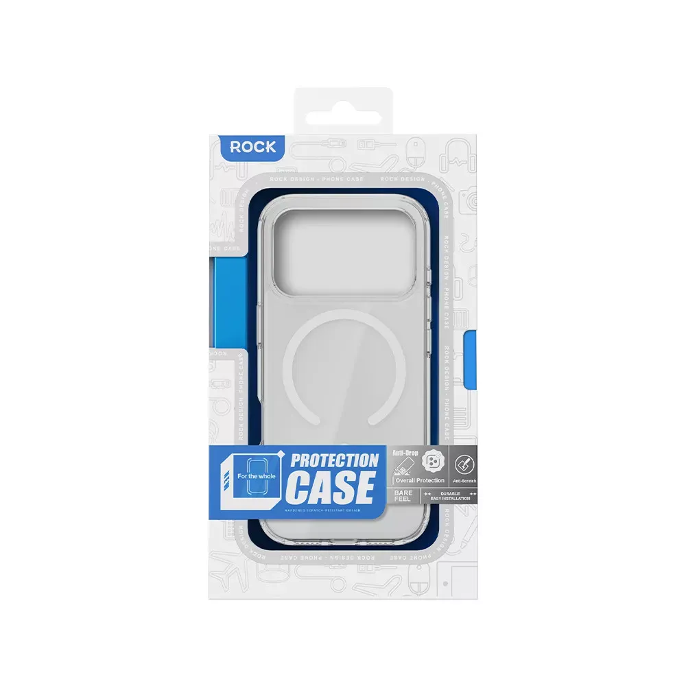Rock Crystal Shield Series TPU Case with Magsafe iPhone 17 Pro Max — фото 3