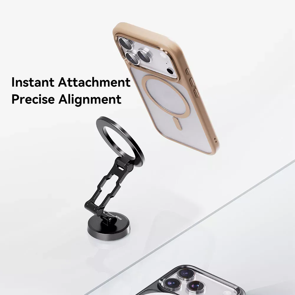 Rock Guard Metal Lens Frame Series TPU Case with Magsafe iPhone 17 Pro Max — White — фото 5