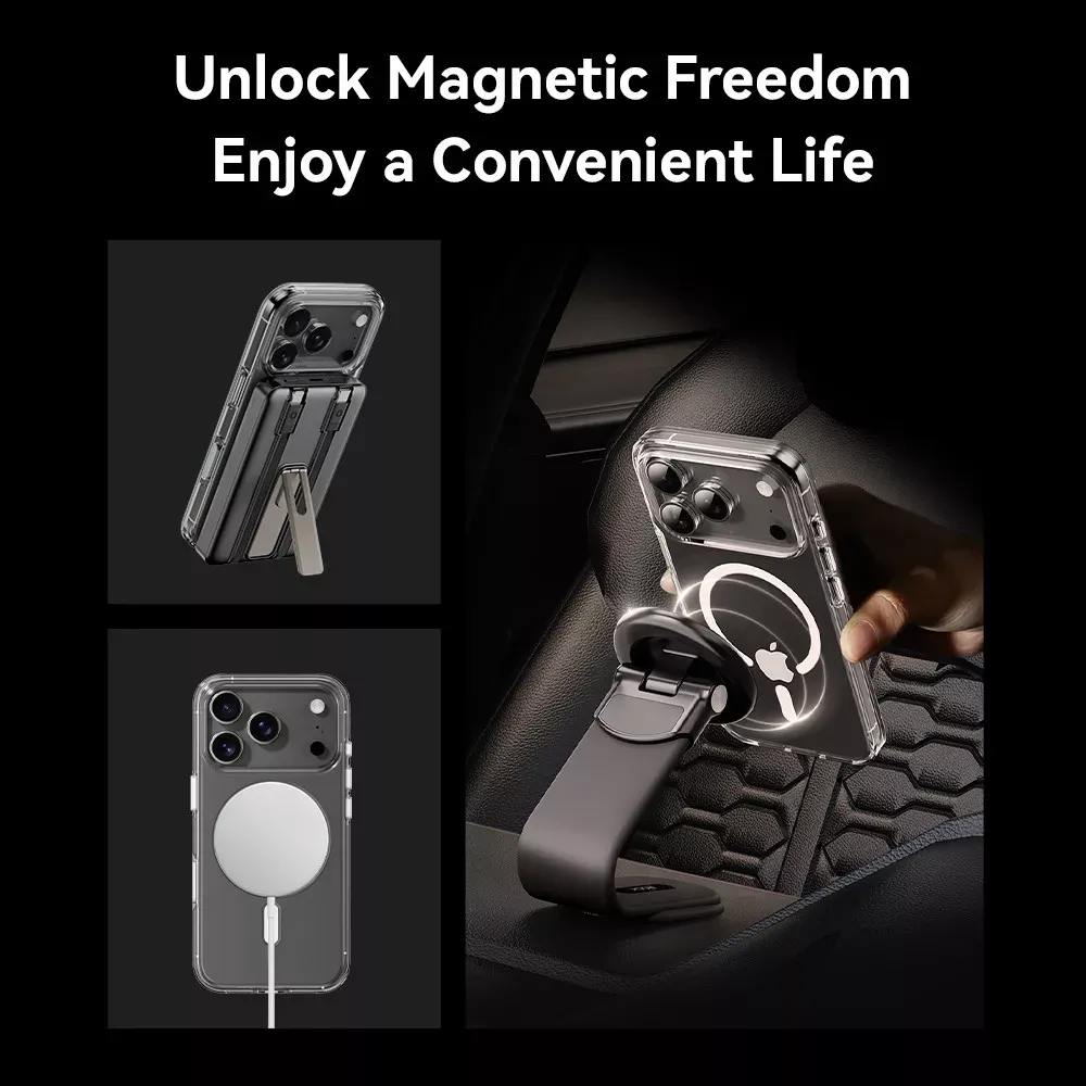 Rock Crystal Shield Series TPU Case with Magsafe iPhone 17 — фото 5