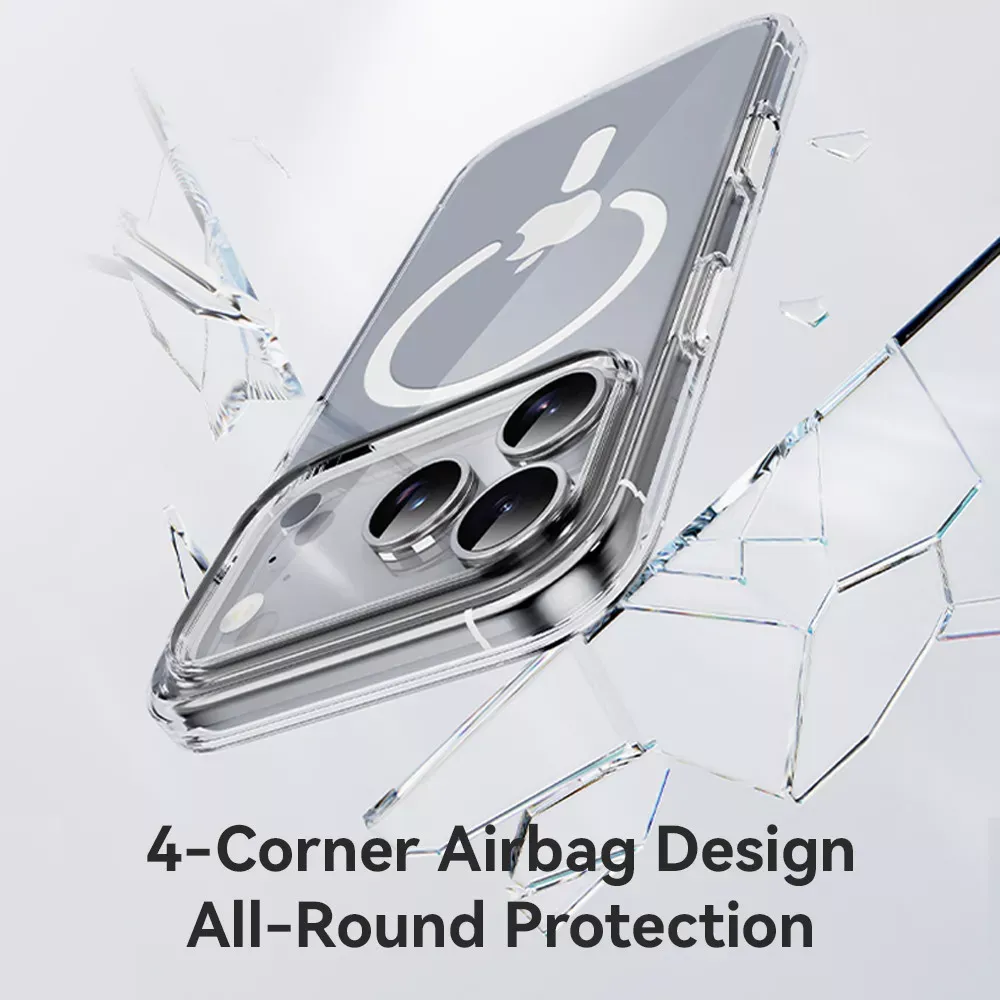 Rock Crystal Shield Series TPU Case with Magsafe iPhone 17 Air — фото 5