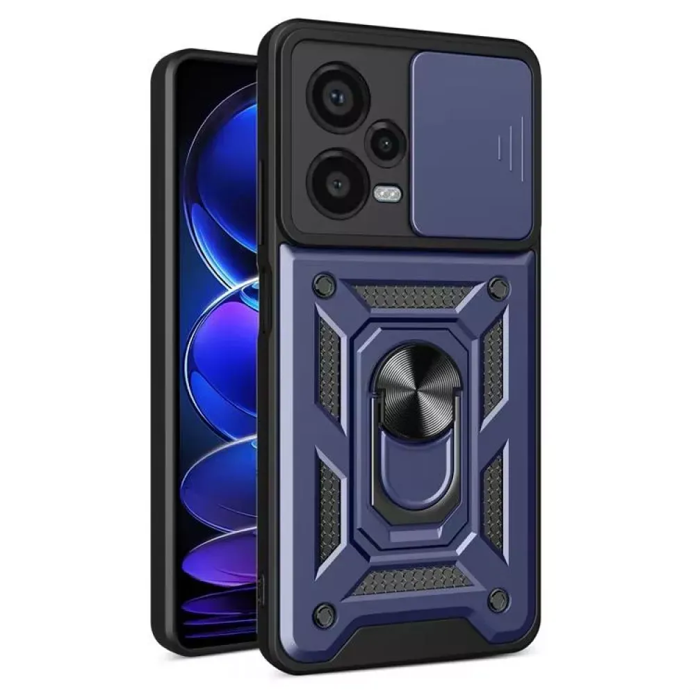 Ring Full Protect Case Xiaomi Redmi 15 — Blue — Различные Xiaomi Redmi 15