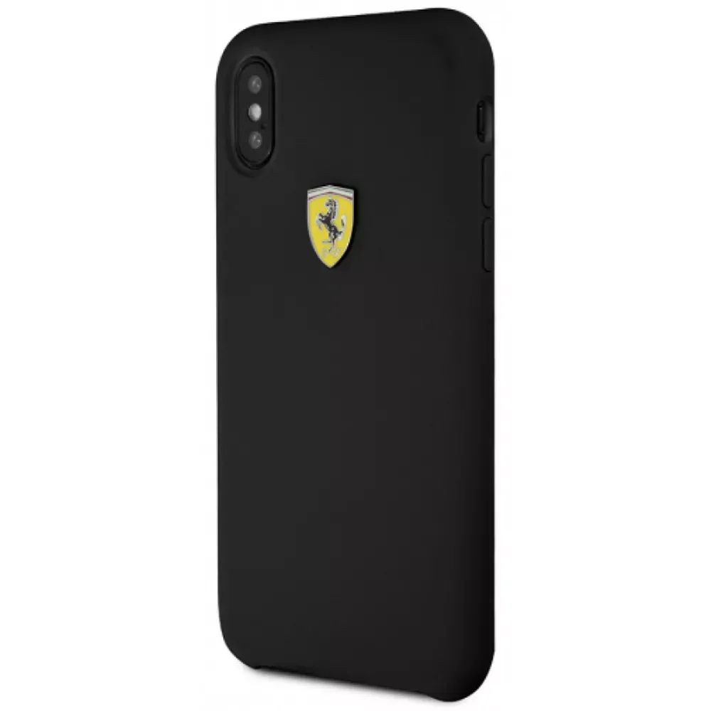 Ferrari Glass Cases on Track Logo — iPhone X / Xs — Black — фото 3
