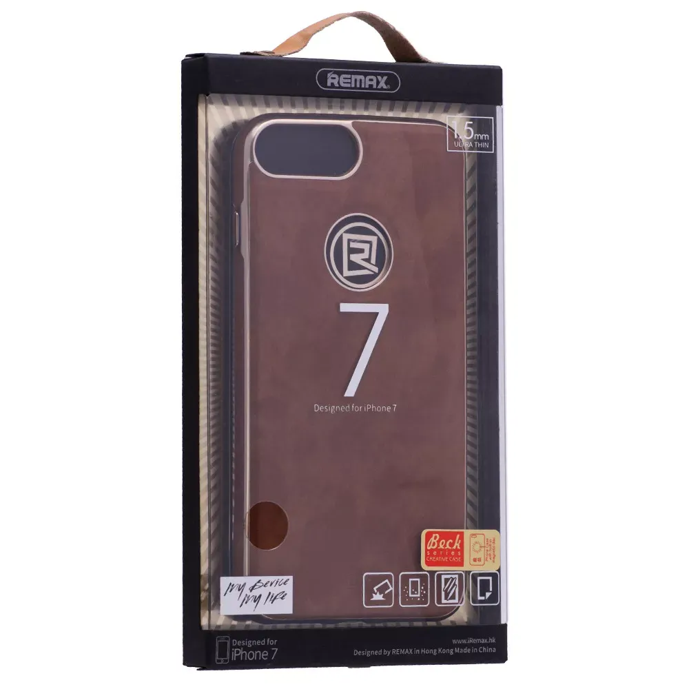 Remax Beck Series Creative Case — iPhone 7 / 8 — Brown — фото 3