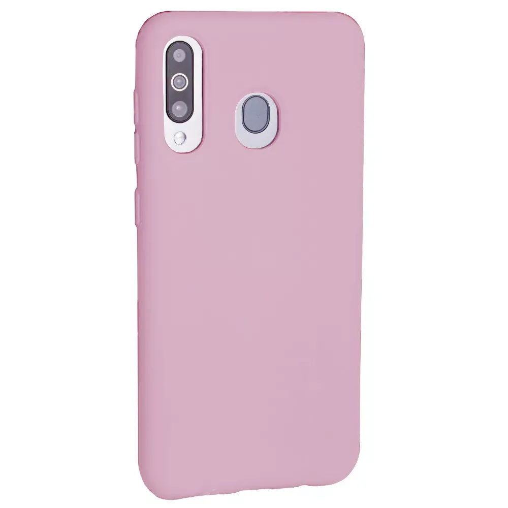 Original Silicone Case — Samsung A20 2019  — Pink (12) — Различные Samsung A20 2019(A205)