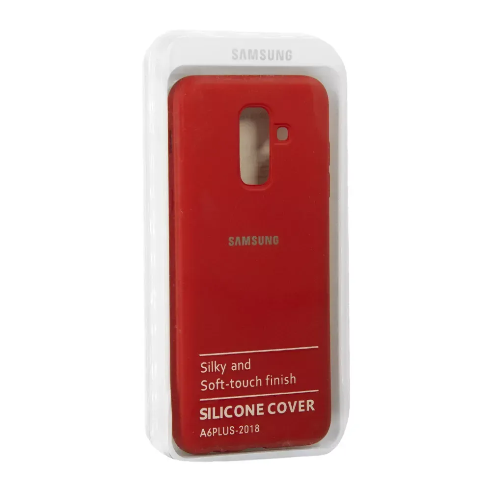 Original Silicone Case Samsung J3 2017 — Red — фото 3