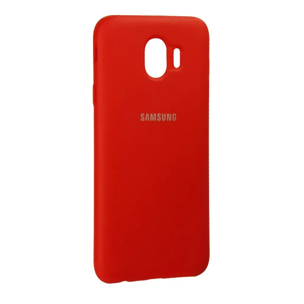 Original Silicone Case Samsung J6 Plus 2018(J610) — Red — Различные Samsung J6 Plus 2018 (J610)